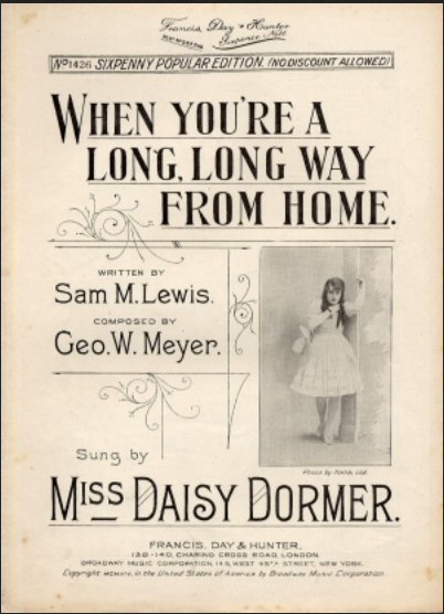 when you're a long way from home